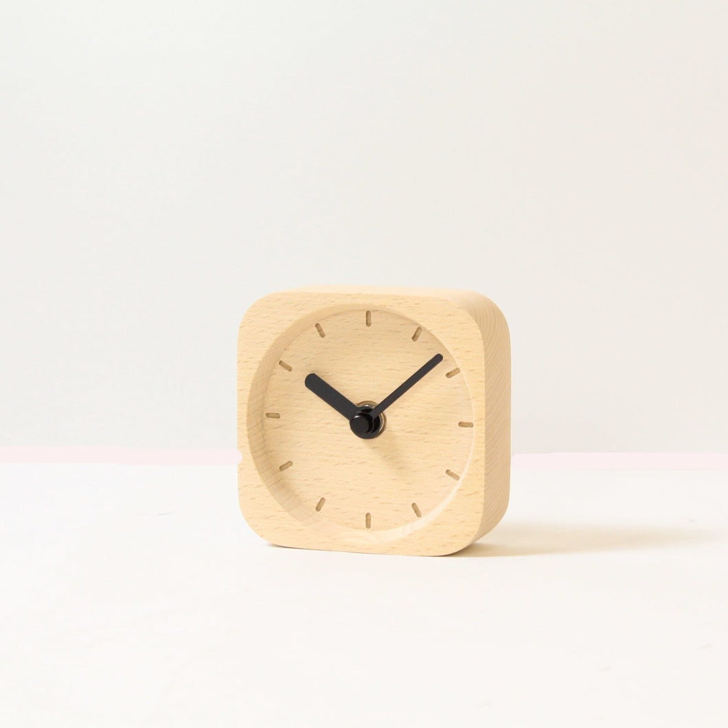 木製 置き時計 おしゃれな 北欧風  / Pixcel (ピクセル) / てざわり本店